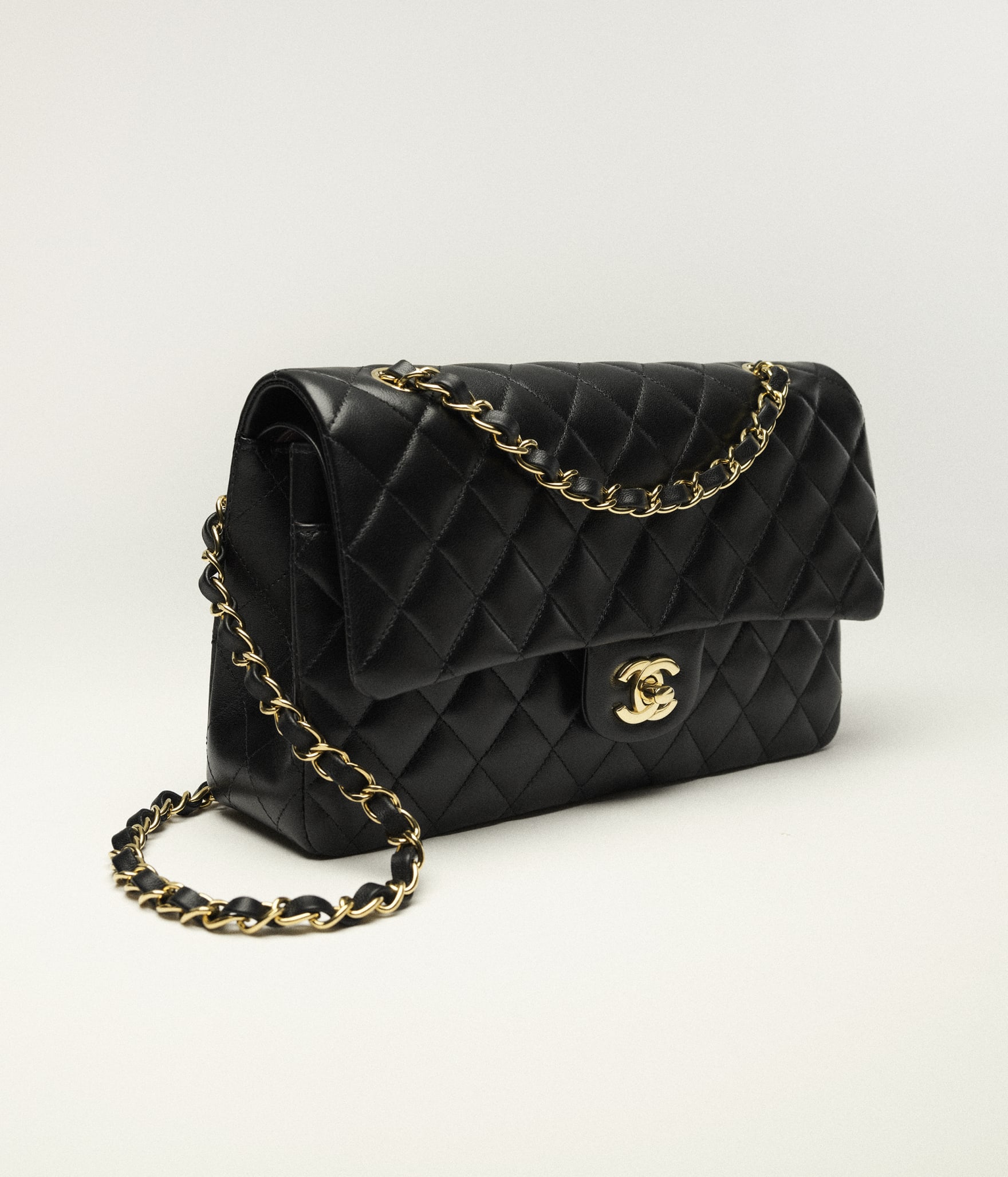 Chanel Classic Flap side view